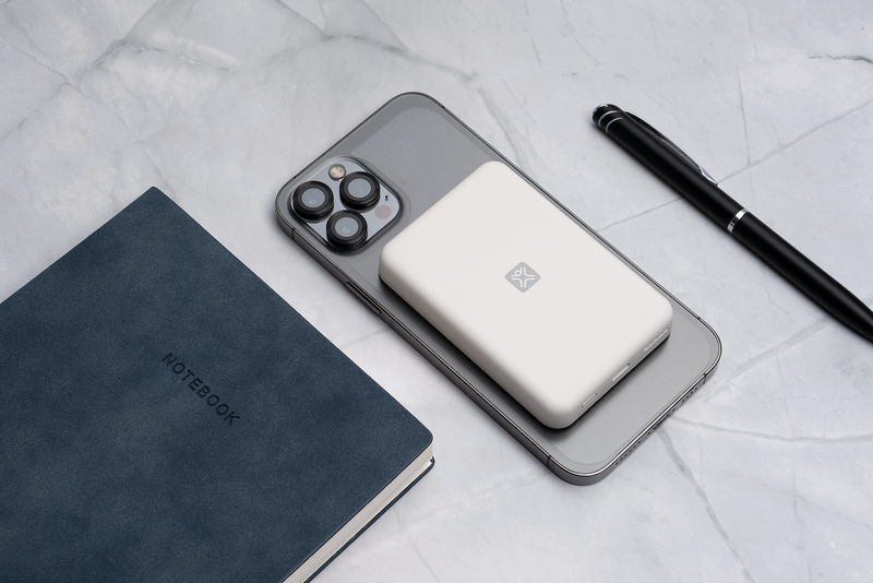 XtremeMac 5000mAh Powerbank Magnétique | Chargeur MagSafe Compact