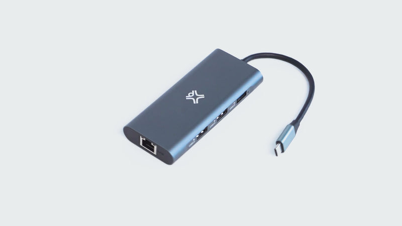 Hub station type C with 8 ports