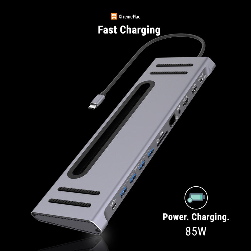 12 in 1 - Dockingstation, Hub USB-C
