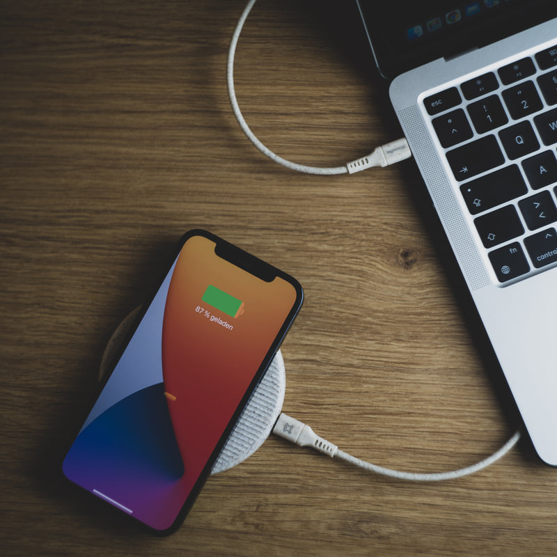 First ever created wireless charging pad that includes biodegradable materials.