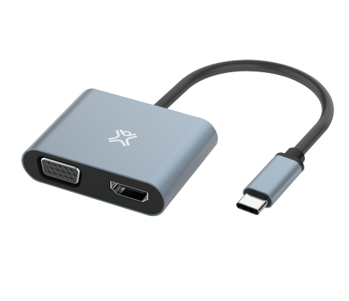 USB-C to HDMI VGA Converter: Dual Display – Xtrememac