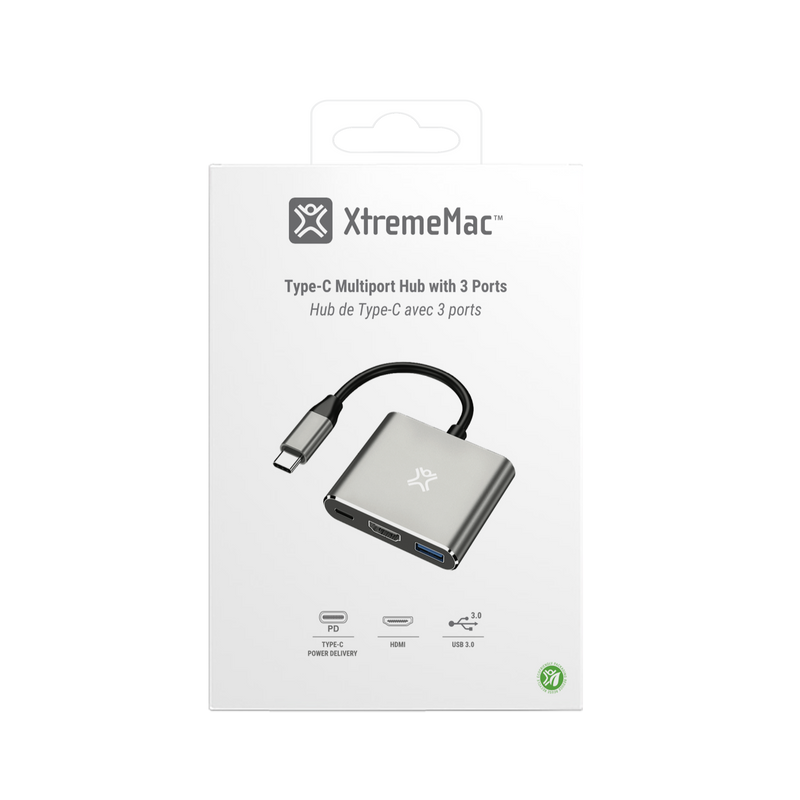 XtremeMac type C with 3 ports: HDMI / USB 3.0