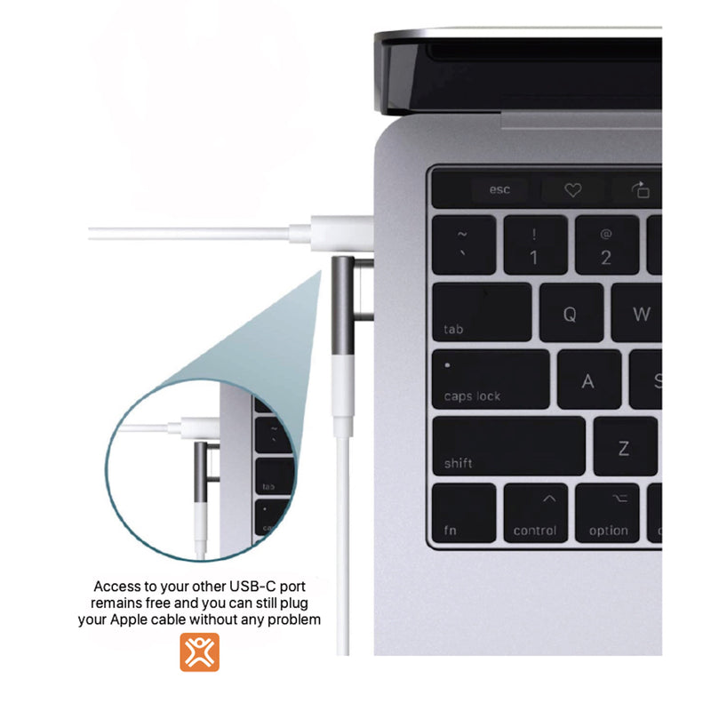XtremeMac Magnetischer USB-C Adapter | MagSafe-Stil für MacBook & Type-C Geräte
