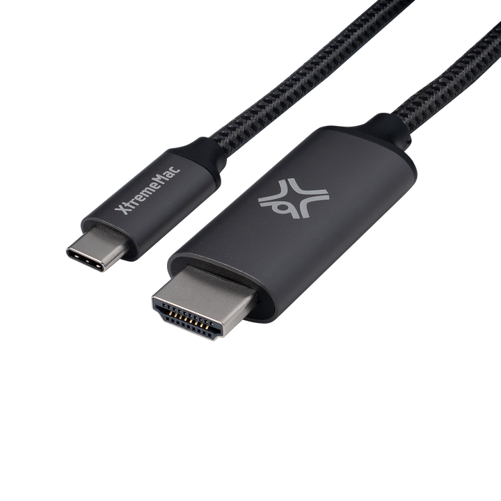 USB-C Naar HDMI-kabel 2 Meter – 4K 30Hz, Thunderbolt 4/3 Compatibel, Voor MacBook, IPad, Galaxy, Surface En Meer