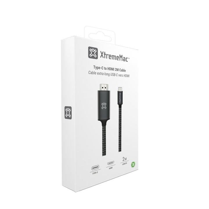 High-Quality 2M Type-C to HDMI Cable for iMac, MacBook, iPad