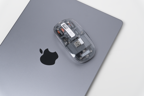 Souris transparente multi-connexion