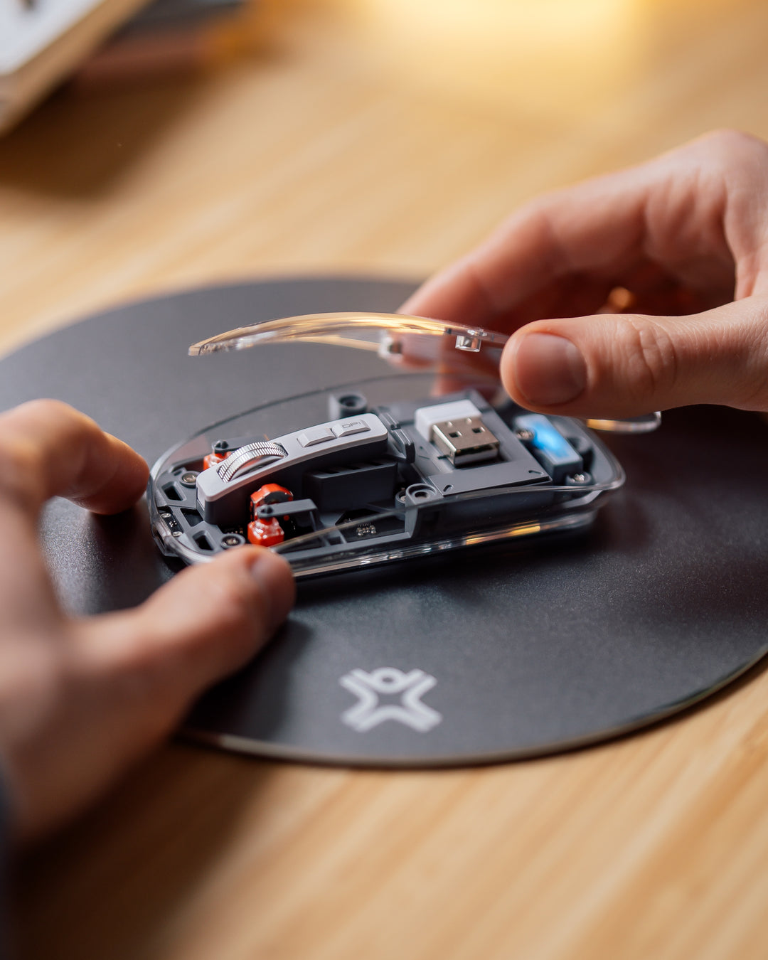 XtremeMac Ergonomic Multi-Device Mouse | Bluetooth & USB-A