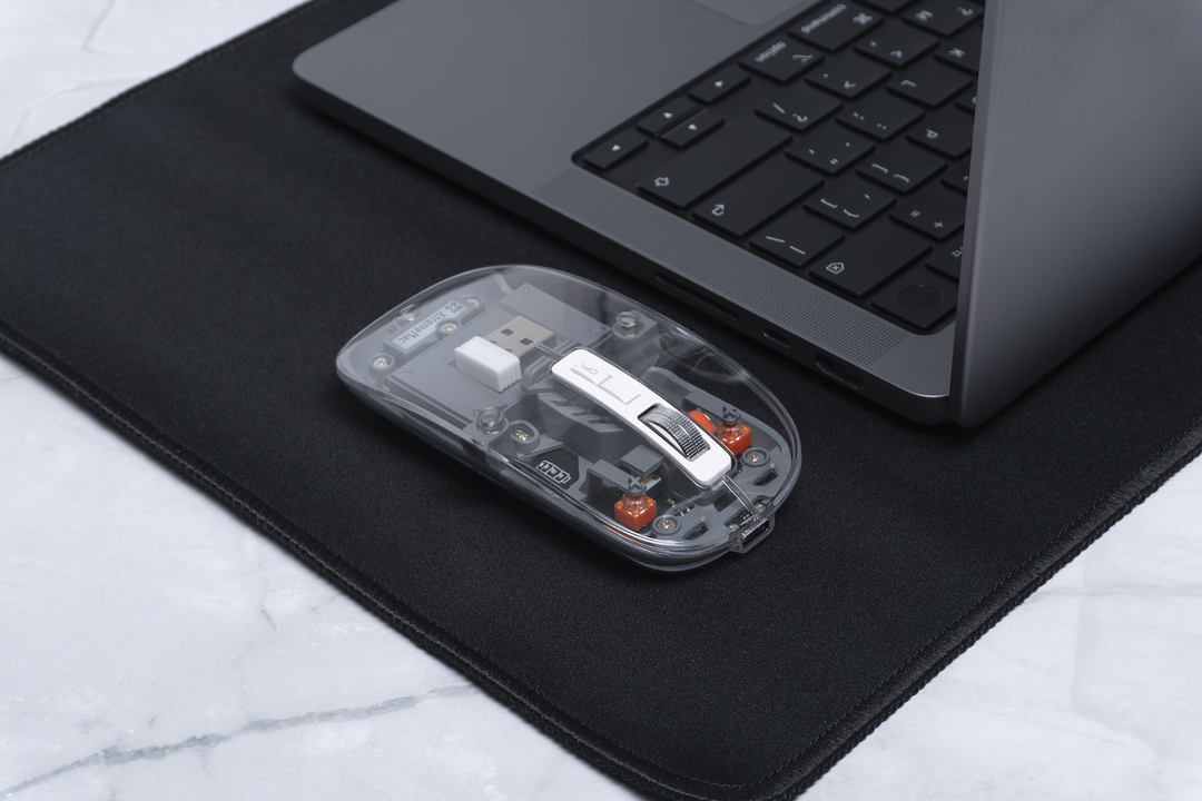 XtremeMac Ergonomic Multi-Device Mouse | Bluetooth & USB-A