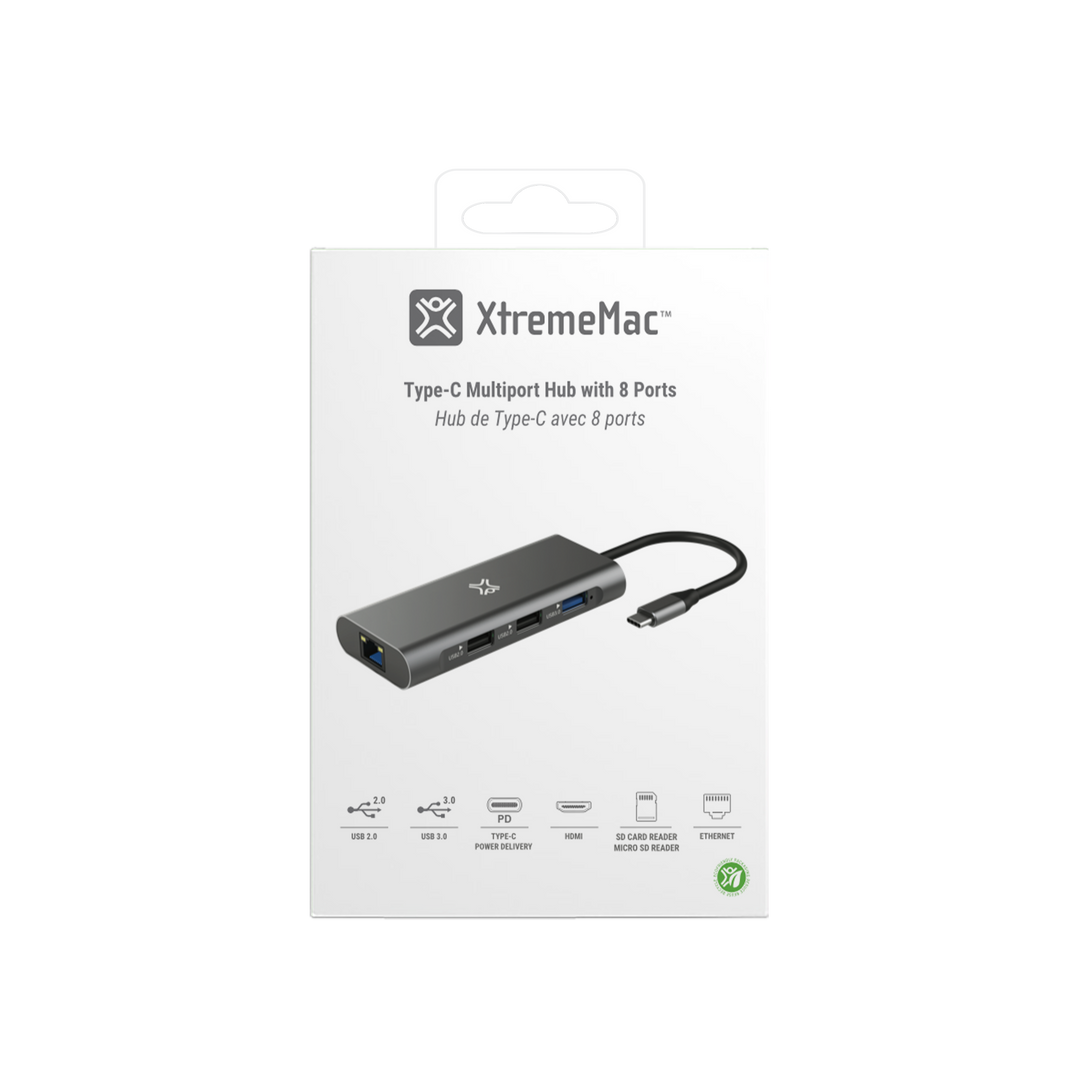 Hub Type-c Xtrememac Pour Ipad Pro Macbook Gris à Prix