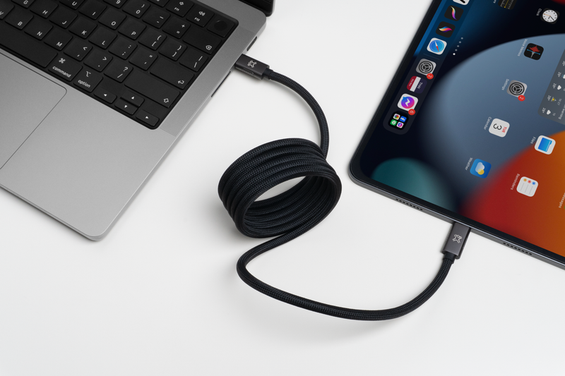 XtremeMac X-Magnet: Cavo USB-C Magnetico da 1,5 m | Ricarica Veloce da 240W