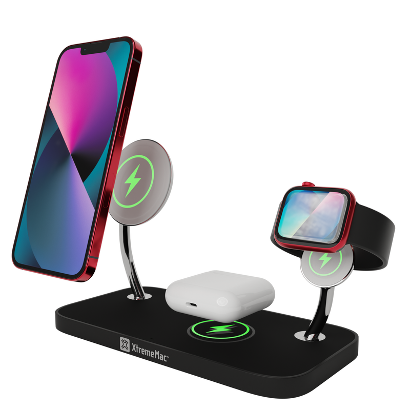 X-Mag Pro: 3n1 Docking Station for iPhone, Apple Watch, AirPods