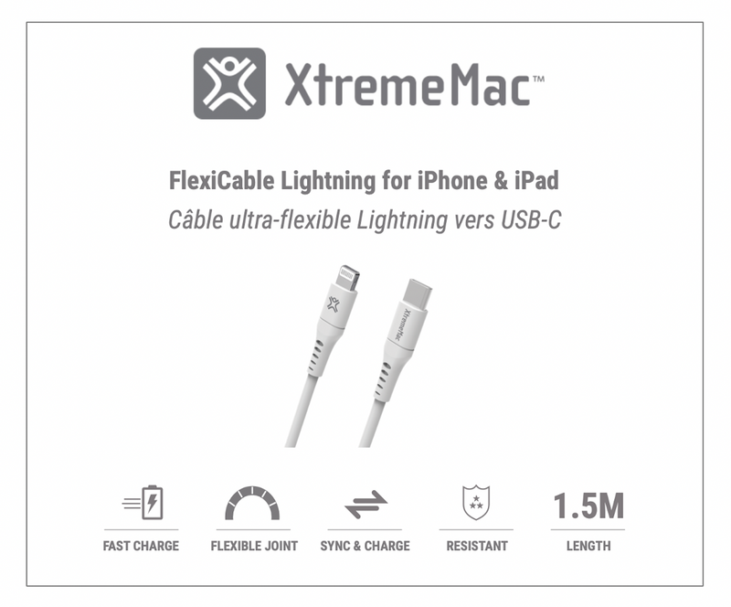 Flexicable lightning for iphone and iPad