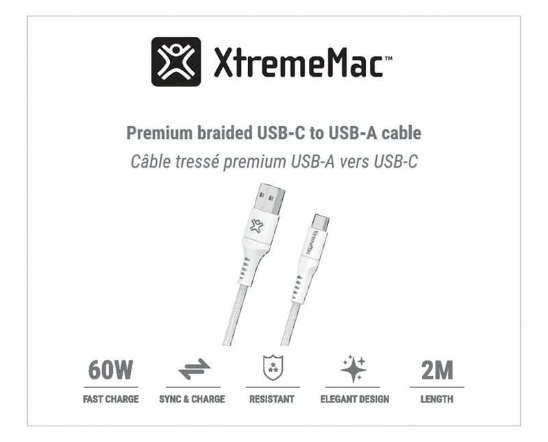 Premium braided USB cable for work
